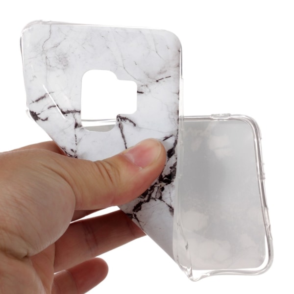 IMD Patterned TPU Mobile Cover Samsung Galaxy S9 SM-G960 - Grey Marble