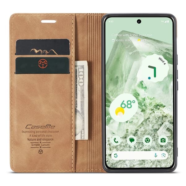 CASEME Retro Pung Taske til Pixel 8a Brown