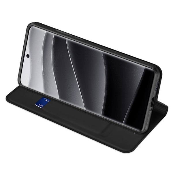 DUX DUCIS Skin Pro Series Taske med Kortspor Xiaomi Redmi Note 14 Pro 5G Black