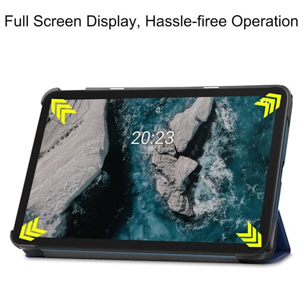 Tablettstativ Slank Passform Deksel For Nokia T20 - Mørk Blå Dark blue
