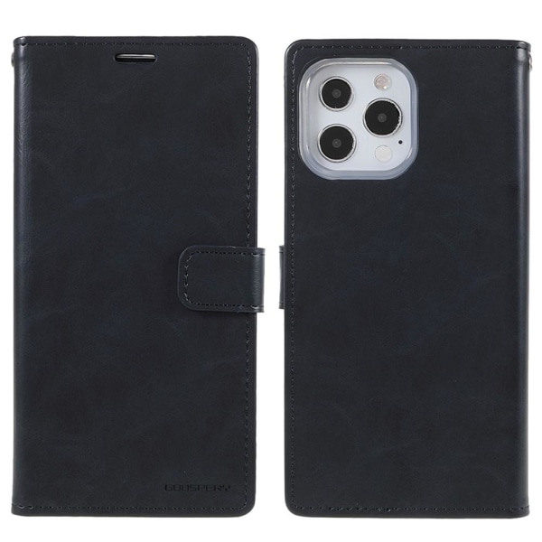MERCURY GOOSPERY Blue Moon Wallet Case iPhone 13 Pro Max Black Black