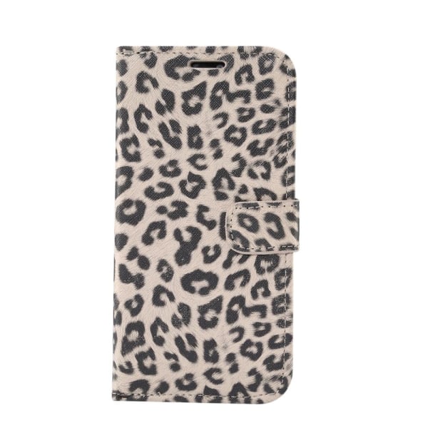 Leopardmønster tegnebogsovertræk til iPhone 12 Pro Max - Gul Yellow