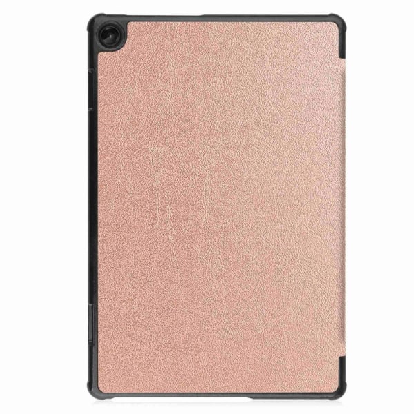 Trefoldet Stativdeksel for Lenovo Tab M10 (Gen 3) - Roségull Pink gold