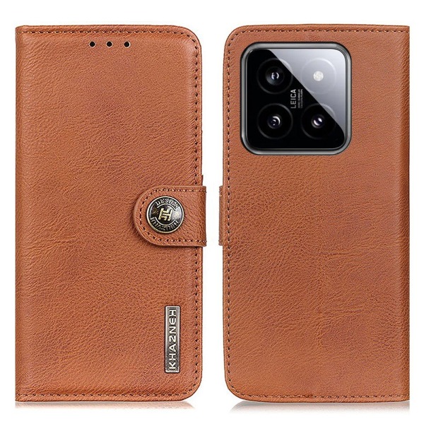 KHAZNEH Xiaomi 14 Case Shell -kotelolle Brown