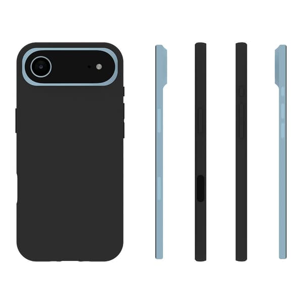 Til iPhone Air Case TPU Cover Bagside - Sort Black