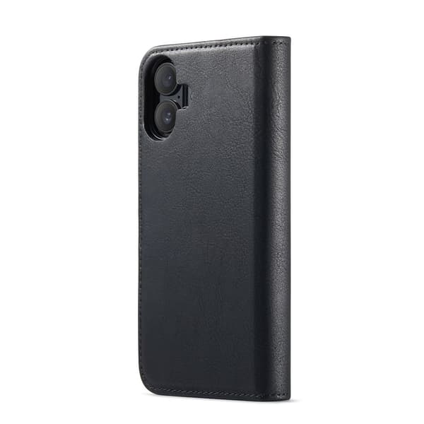 DG.MING iPhone 17 Lompakkokotelo Irrotettava 2 in 1 - Musta Black