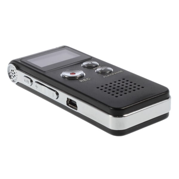 SK-012 kannettava 8 Gt digitaalinen ääninauhuri USB-muistitikku Black