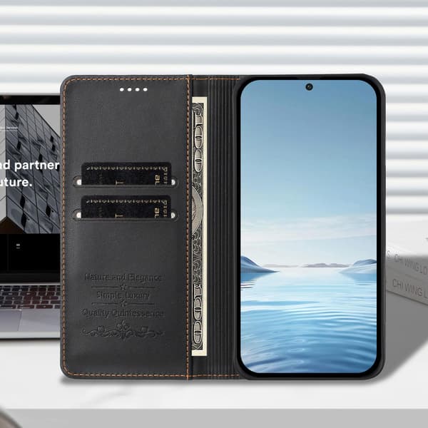 Til Samsung Galaxy S26 Magnetisk Mobilpung Cover Black