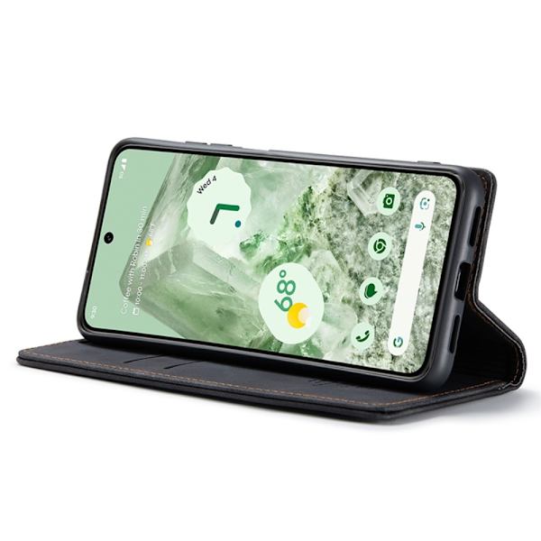 CASEME Retro Lompakkokotelo Pixel 8a Black