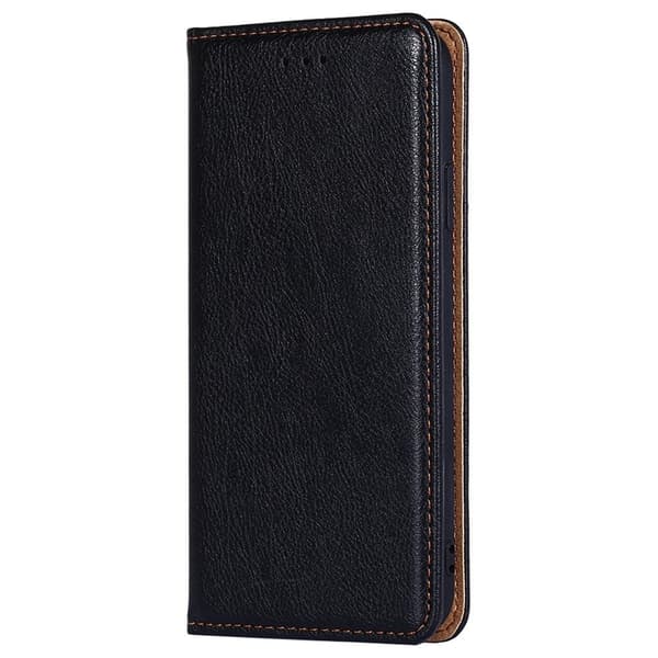 Nokia X30 5G Stand Telefonetui Fuld Beskyttelse Pung Cover - Sort Black