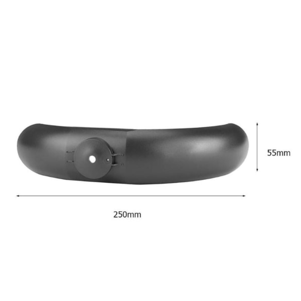 Front Mudguard Fender Guard til Xiaomi Mijia M365 elektrisk scooter - sort Black