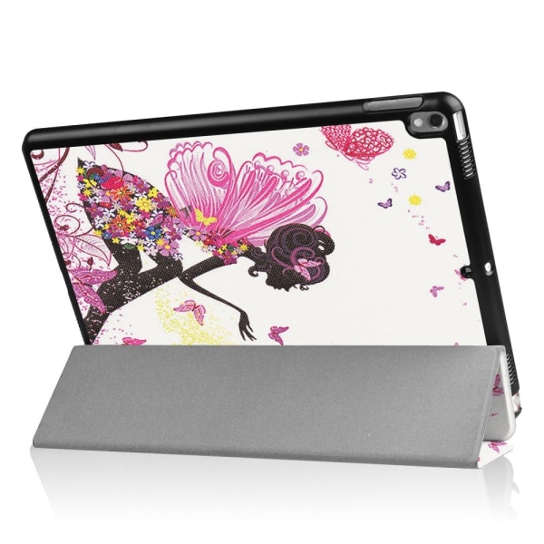 Kolminkertainen jalustallinen tablet- case iPad Airille 10,5 tuumaa (2019) - Fairy Multicolor