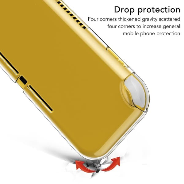Kompatibel med Nintendo Switch Lite Transparent holdbart blødt TPU cover Transparent