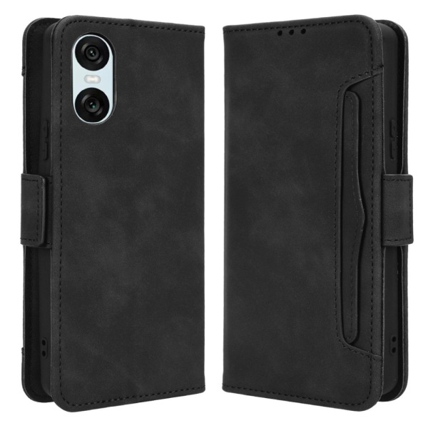 Til Sony Xperia 10 VI Plånboksfodral  - Svart Svart