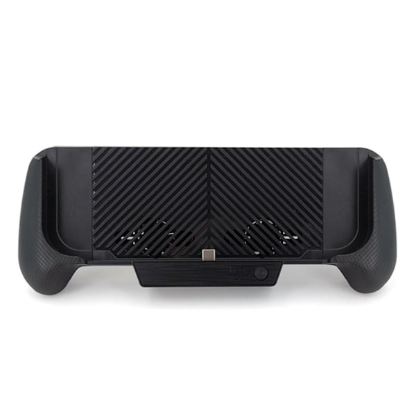 Kompatibel med Nintendo Switch+Switch Lite 2500mAh bærbar lader ladestasjonsstativdeksel Black