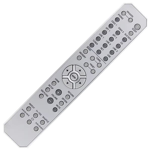 Fjärrkontroll Ersättning för RAX37 För Yamaha Sound Receiver grå