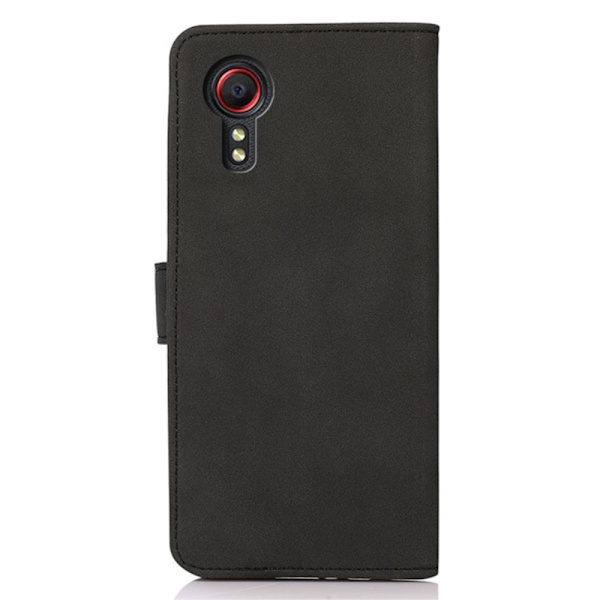 Samsung Galaxy Xcover 7 Wallet Case Cover Shell KHAZNEH Black