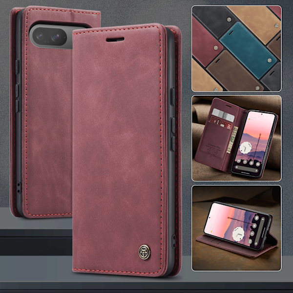 CASEME For Google Pixel 10 Pro / Pixel 10 Etui med Stativ Red