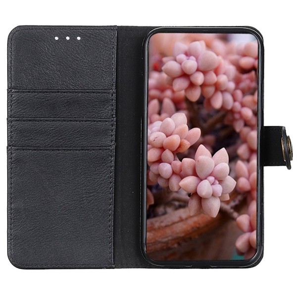 KHAZNEH til iPhone 16e Lommebok-deksel Black