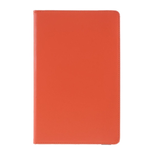 Litchi Taske Roterende Stativ Samsung Galaxy Tab A7 10.4 (2020) Orange