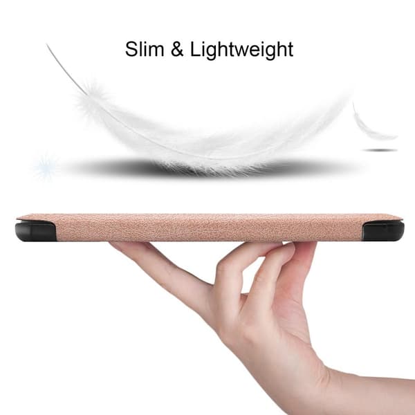 Lenovo Tab M7 (3rd Gen) Trifoldet etui cover - Rose Gold Pink gold
