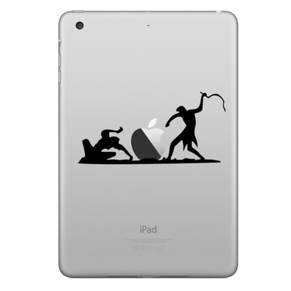 HAT PRINCE Stylish Chic PVC Decal Sticker - iPad - Slash Apple