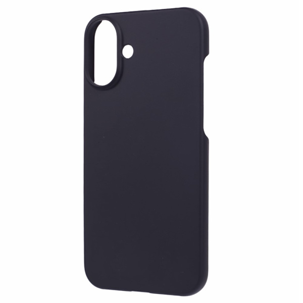 Deksel for iPhone 16 Plus - støtsikker, hardt gummiert deksel Black
