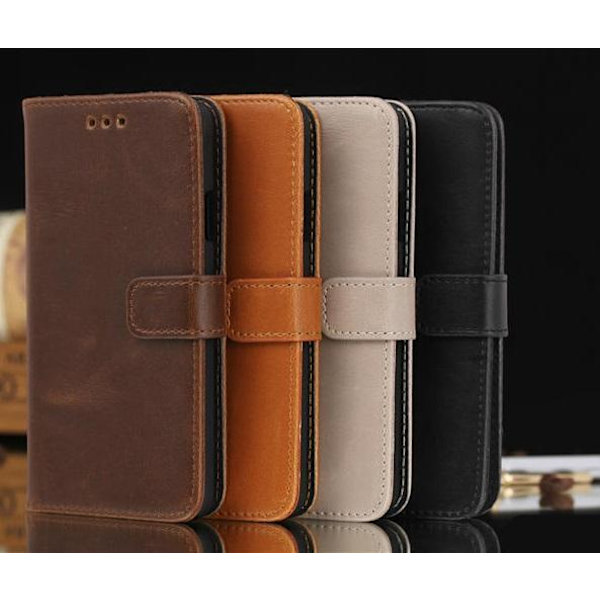 Samsung Galaxy Alpha Plånboksfodral / Fodral Brown