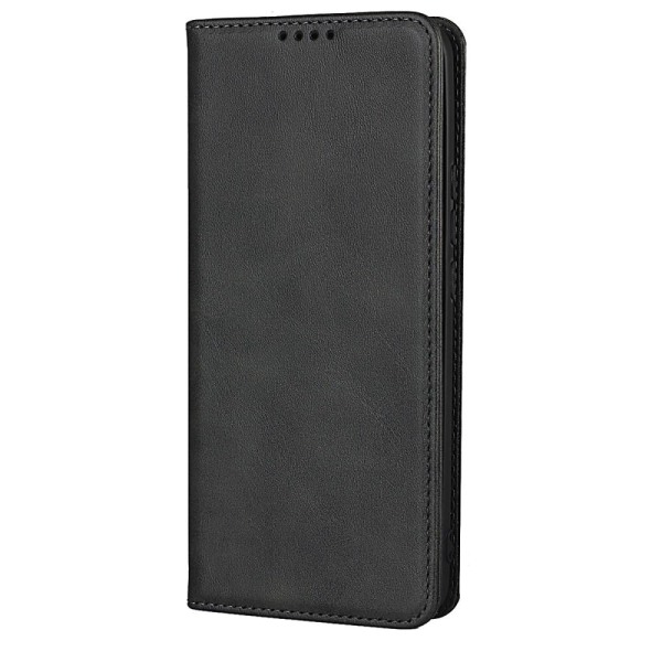 Auto-absorberet tegnebog læderstativetui til Xiaomi Mi 11 - sort Black