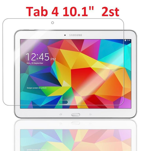Skjermbeskyttere til Galaxy Tab 4 10.1" 2-Pack Transparent