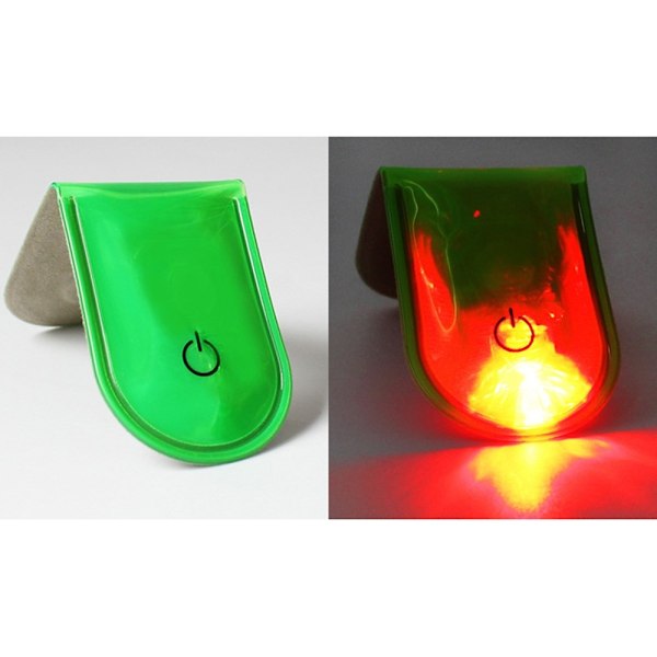 4 kpl LED-valo Magneettiset pidikkeet Turvallinen Juoksu Yö Camping Aktiviteetit Green