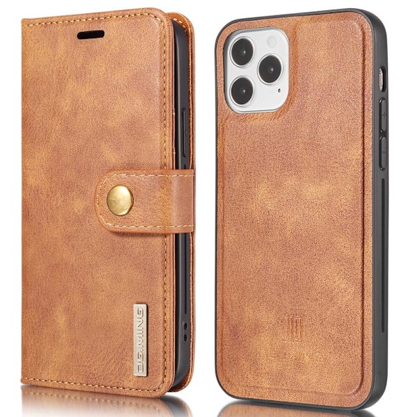 DG.MING iPhone 13 Pro Split Lommebok-deksel I Lær - Brun Brown