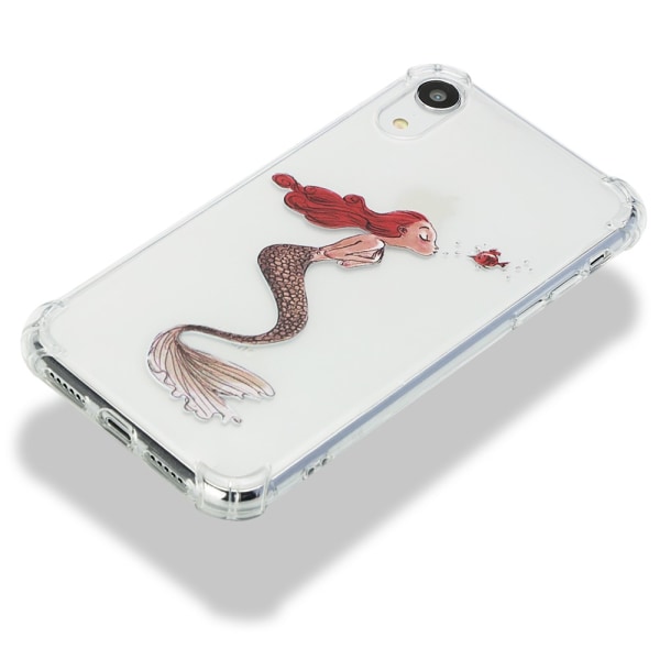 Pattern Printing TPU Soft Case iPhone XR - Mermaid