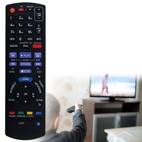 Fjern kontroll utskiftning for N2QAYB000728 for Panasonic Audio Player Black