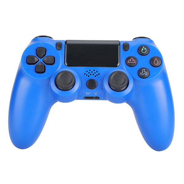 Trådlös spelkontroll för Sony PS4 Bluetooth Gamepad med Vibration - Blå Blå