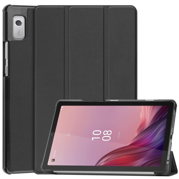 Til Lenovo Tab M9 Trifoldet Stativdæksel - Sort Black