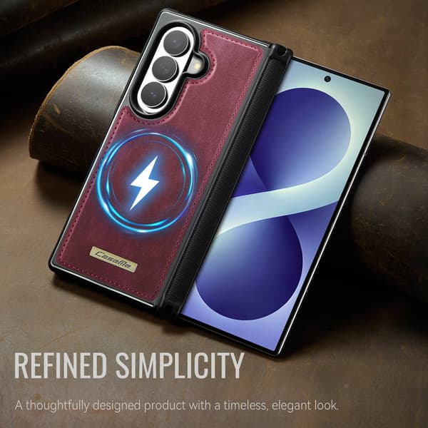 CASEME Magnetisk telefoncover til Samsung Galaxy Z Fold8 Ultra Red