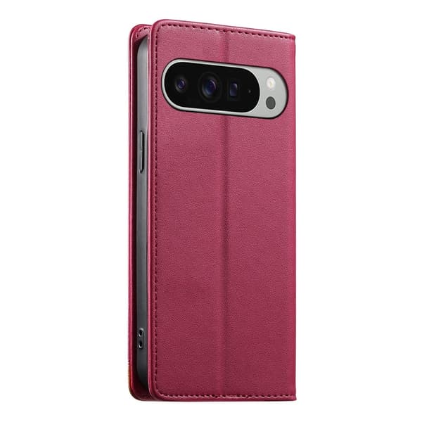 DIERFENG Lommebokdeksel med Hjørnelogo til Google Pixel 11 Pro XL Red