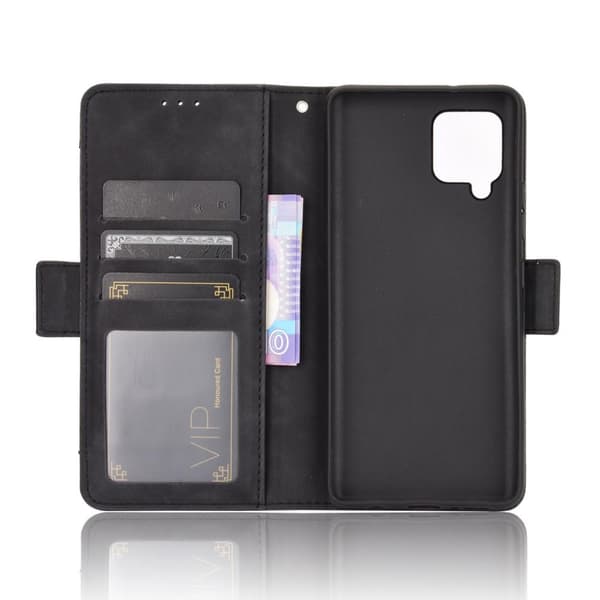 Wallet Stand Flip - telefonetui til Samsung Galaxy A42 5G - Sort Black