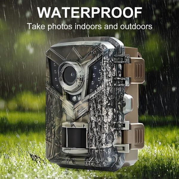 IP66 Vanntett 1080P HD Infrarødt Trail Cam Nattsynsmonitor Jaktkamera Green