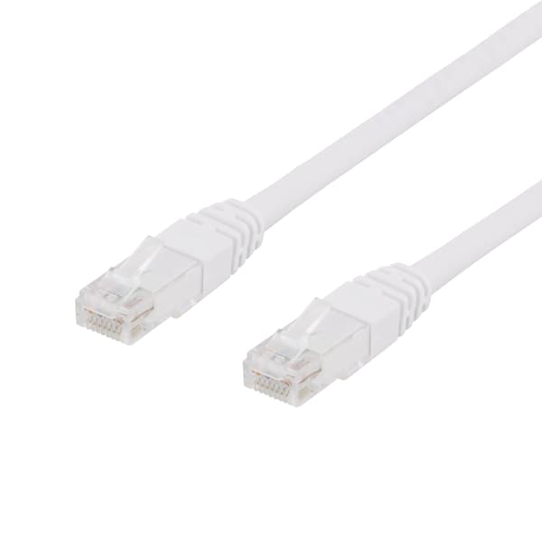 Deltaco Verkkokaapeli U/UTP Cat6 patch-kaapeli, LSZH, 10m, valkoinen White