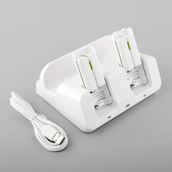 Latausteline Yhteensopiva Wii U:n ja Wii Whiten kanssa White