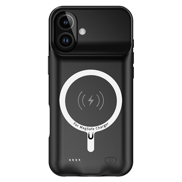 Bærbar laderveske for iPhone 16, 7000 mAh PowerBank kompatibel med MagSafe Transparent