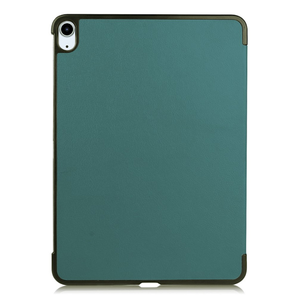 iPad Air 11 (2024) Kotelo Auto Herää / Nuku Kolminkertainen Taittojalusta Tabletin Suoja - Green