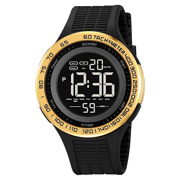 Armbandsklocka Armbandsur Klocka SKMEI Luminous Digital Elektronisk - Guld Guld