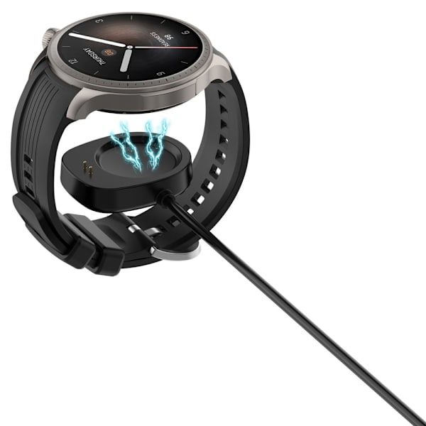 Oplader Ur oplader til Huami Amazfit Balance (A2286) 1 m Black
