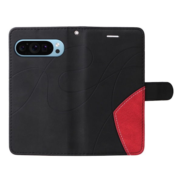 Til Google Pixel 9 / 9 Pro KT - serie - 1 dobbeltfarve etui Black