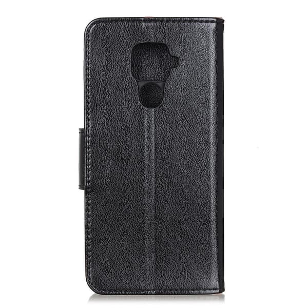 Textured Split Lompakkokotelo - Xiaomi Punainenmi Note 9 - Musta Black
