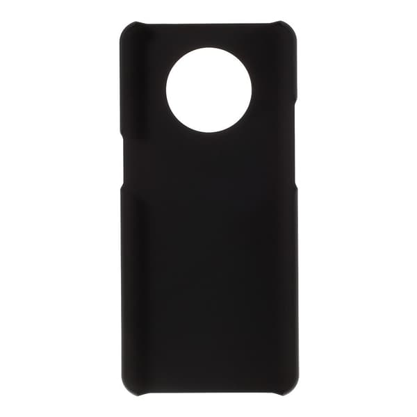 Rubberized Hard PC Phone Suojakuori - OnePlus 7T - Musta Black