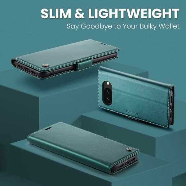 CASEME Google Pixel 10a RFID Suojattu Lompakkokotelo Green